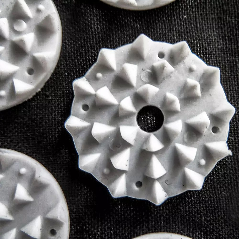 Spikmatta pigg närbild