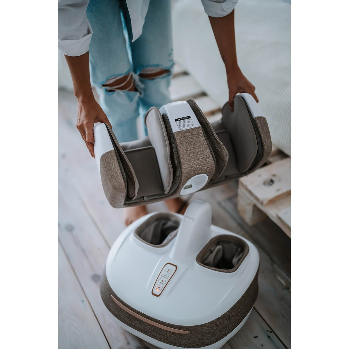Perseus White Fotmassager – produktbild 11
