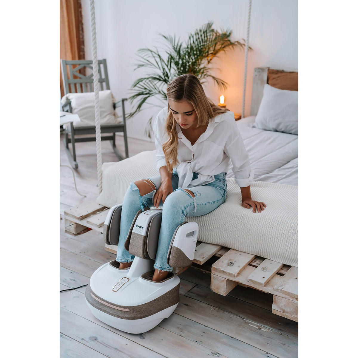 Perseus White Fotmassager – produktbild 9