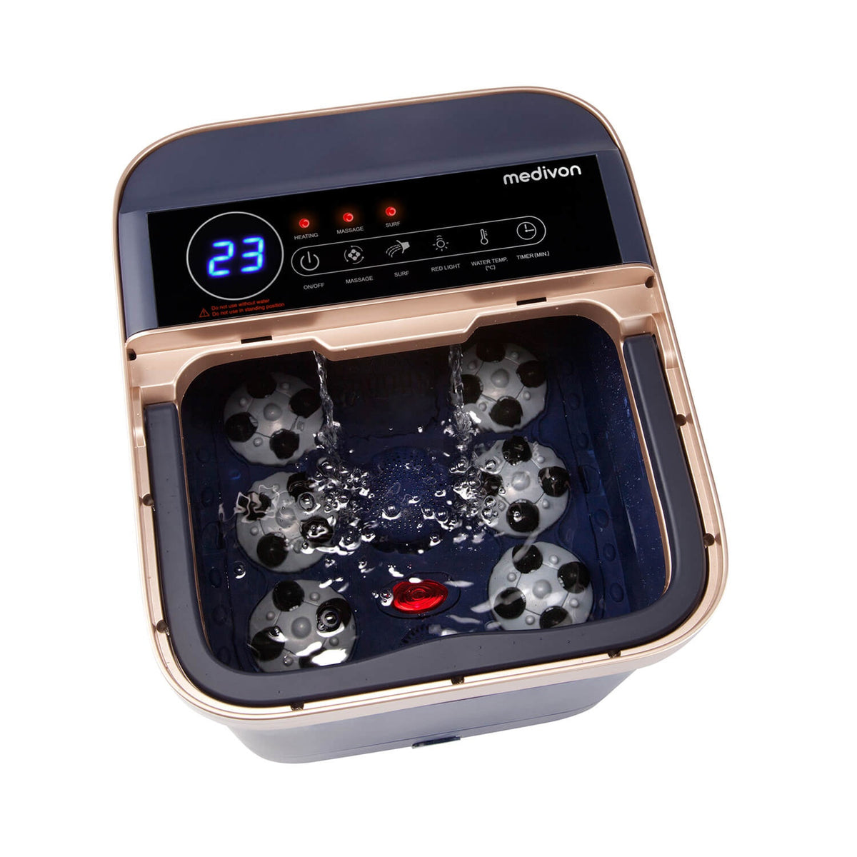 Hydro Blue Fotbad med massage – produktbild 1