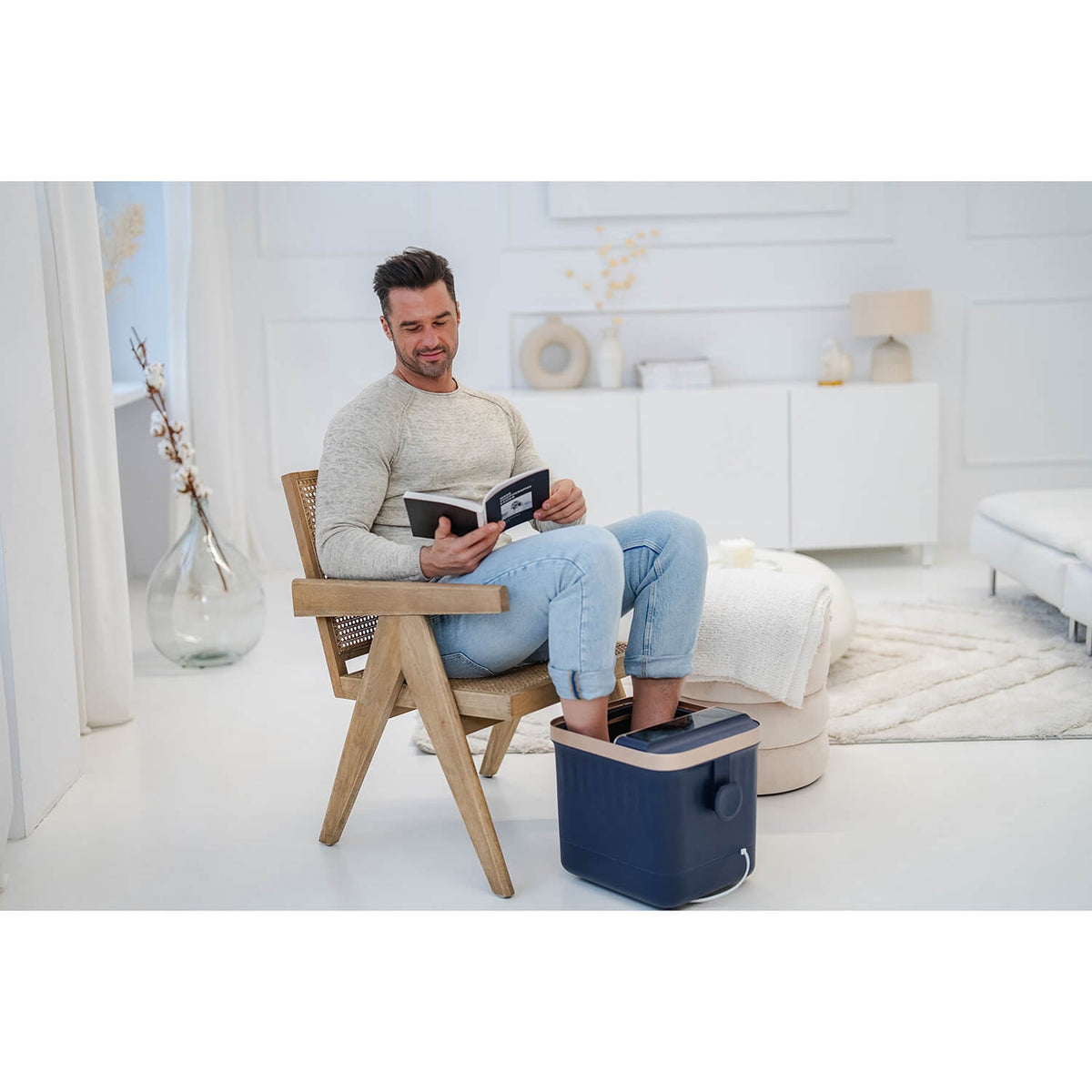 Hydro Blue Fotbad med massage – produktbild 10