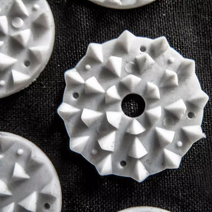 Spikmatta pigg närbild