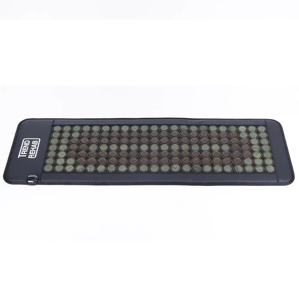 Inframadrass med jade och turmalinstenar