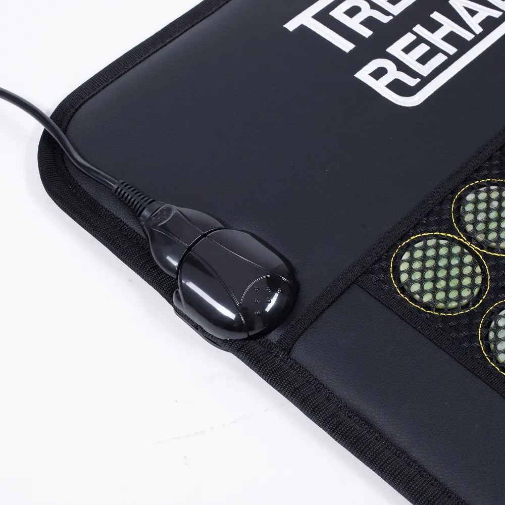 Inframadrass med jade och turmalinstenar