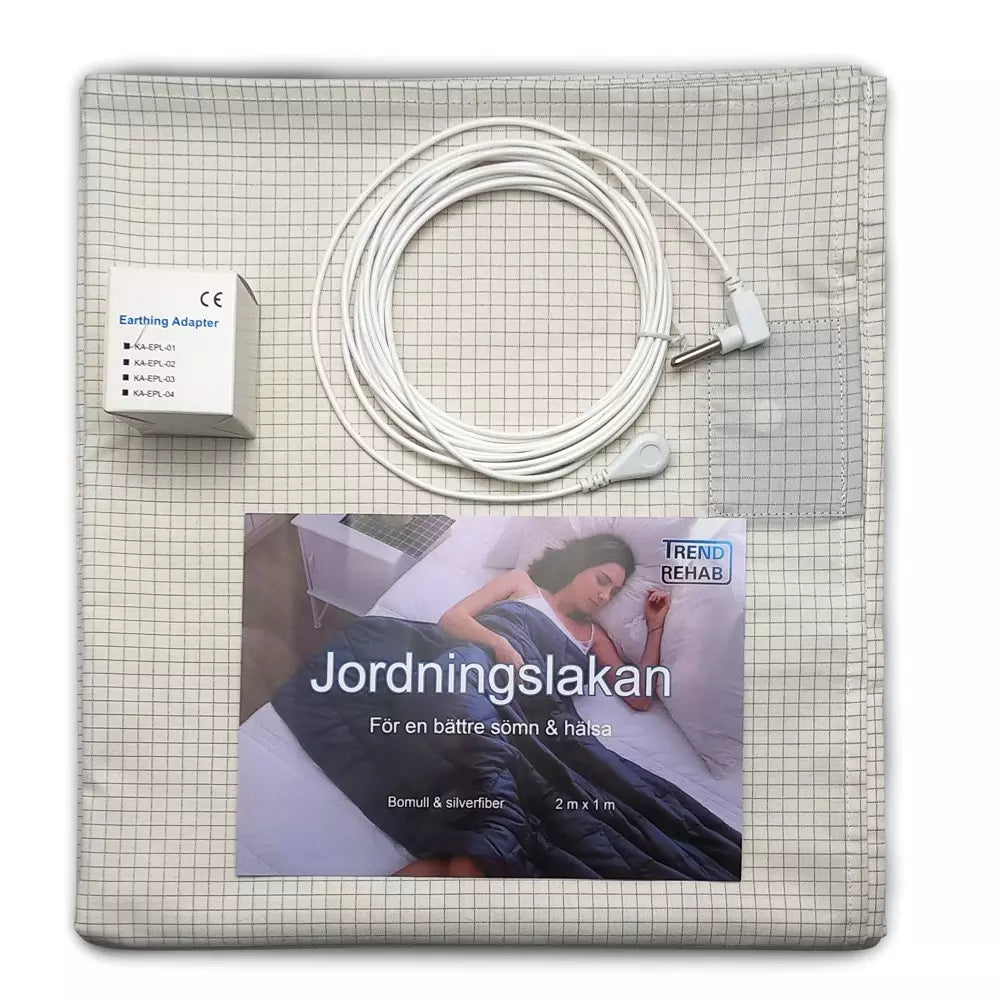 Jordningslakan med silvertrådar (100 cm × 200 cm)