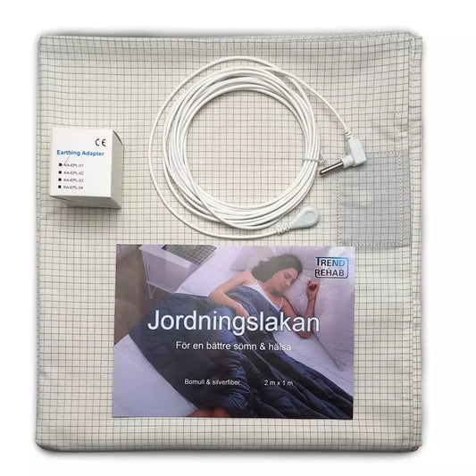 Jordningslakan med silvertrådar (100 cm × 200 cm)