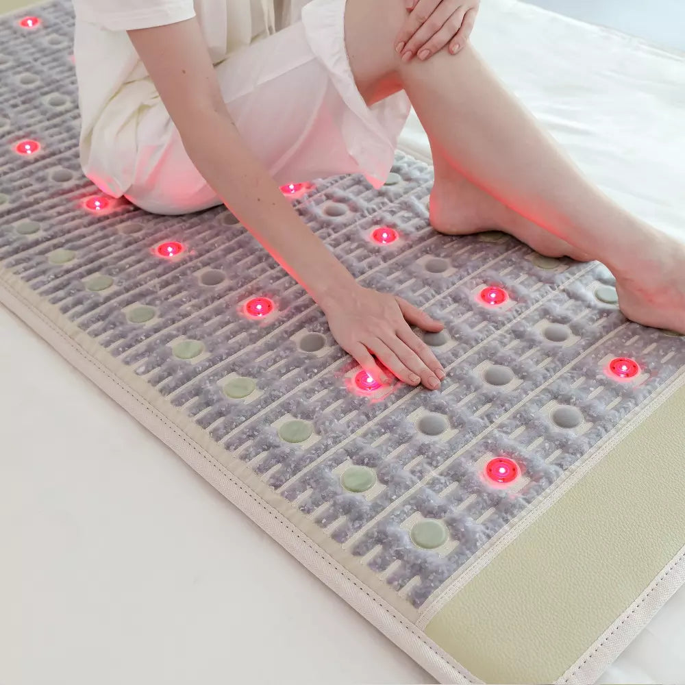 PEMF Inframadrass med ametistkristaller