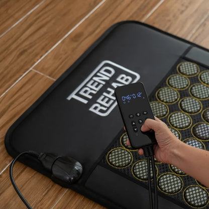 Inframadrass med jade och turmalinstenar