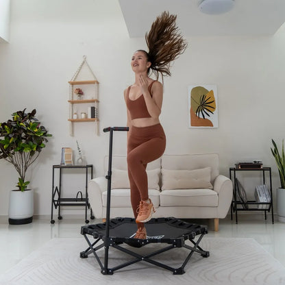 Hopfällbar studsmatta 106 cm med handtag