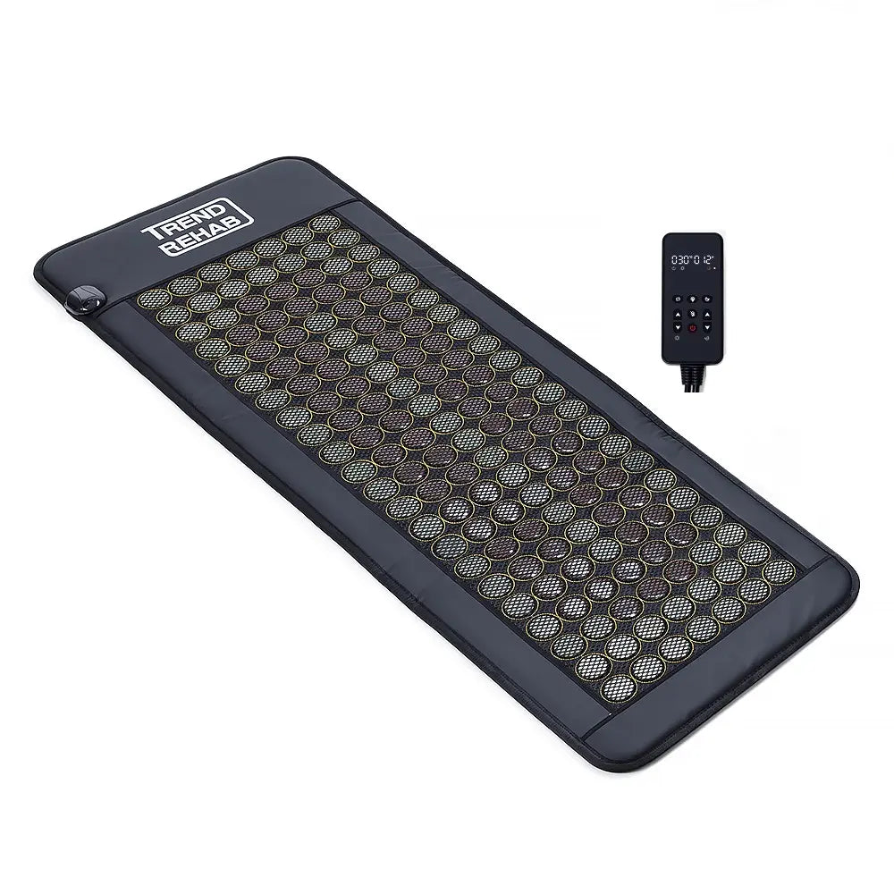 Inframadrass med jade och turmalinstenar